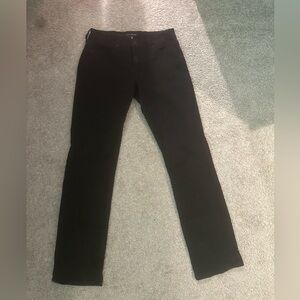 black lucky brand straight leg jeans